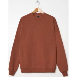 Bluza oversize - Bordowy. Czerwone bluzy męskie House, s, bez wzorów, bez kołnierzyka, bez rękawów, bez kaptura. Za 69,99 zł.