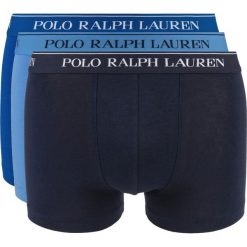Polo Ralph Lauren 3-pack Bokserki Niebieski. Niebieskie bokserki męskie Polo Ralph Lauren, bez wzorów, z elastanu. Za 180,95 zł.