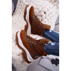 Obuwie Trekkingowe Trapery Damskie Leopard Greem. Buty trekkingowe damskie SEA, eleganckie, na sznurówki. Za 119,00 zł.