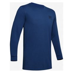 Under Armour Sportstyle Koszulka Niebieski. Niebieskie podkoszulki męskie Under Armour, l, bez wzorów, z bawełny, bez kołnierzyka, z długim rękawem, długie. Za 137,95 zł.