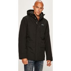 Jack Wolfskin - Kurtka. Czarne płaszcze męskie Jack Wolfskin, xl, bez wzorów, z poliesteru, krótkie, z kapturem. Za 859,90 zł.