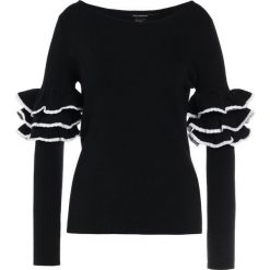Club Monaco FELEESHA Sweter black. Czarne bluzy damskie marki Club Monaco, bez wzorów, z elastanu, bez rękawów, bez kaptura. W wyprzedaży za 351,60 zł.