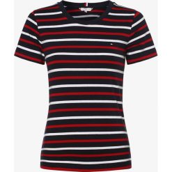 Tommy Hilfiger - T-shirt damski, czarny. Czarne t-shirty damskie TOMMY HILFIGER, m, bez wzorów, bez kołnierzyka. Za 199,95 zł.