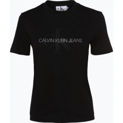 Calvin Klein Jeans - T-shirt damski, czarny. Czarne t-shirty damskie Calvin Klein Jeans, l, z nadrukiem, z bawełny. Za 219,95 zł.