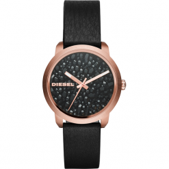 Zegarek DIESEL - Flare Series DZ5520 Black/Rose Gold. Czarne zegarki damskie Diesel. Za 799,00 zł.