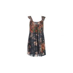 Sukienki krótkie Desigual NIELS. Szare sukienki damskie Desigual, s, bez wzorów, bez kołnierzyka, z krótkim rękawem, krótkie, mini. Za 399,00 zł.