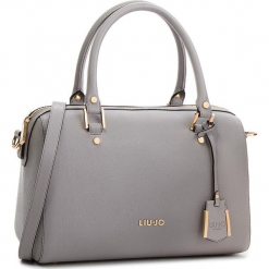 Torebka LIU JO - M Satchel Isola A68010 E0087 Frozen 63850. Szare torebki klasyczne damskie Liu Jo, ze skóry ekologicznej, duże. Za 599,00 zł.