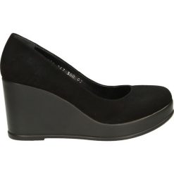 Czółenka - 279247300 N02. Czarne buty ślubne damskie Venezia, ze skóry. Za 189,00 zł.