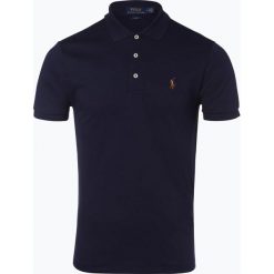 Polo Ralph Lauren - Męska koszulka polo – Slim fit, niebieski. Niebieskie koszulki męskie Polo Ralph Lauren, m, z haftami, z bawełny, klasyczne, polo, bez rękawów. Za 499,95 zł.