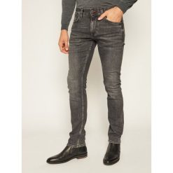 Jeansy Extra Slim Fit TOMMY HILFIGER Layton MW0MW14841. Szare jeansy męskie TOMMY HILFIGER, m, bez wzorów. Za 449,00 zł.