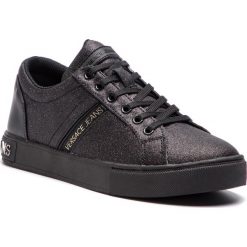 Sneakersy VERSACE JEANS - E0VTBSF2 70814 899. Czarne półbuty damskie Versace Jeans, z jeansu. W wyprzedaży za 519,00 zł.