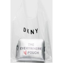 Dkny - Torebka. Szare torebki klasyczne damskie DKNY, w paski, ze skóry, casualowe, na ramię, średnie, bez dodatków. Za 1199,00 zł.