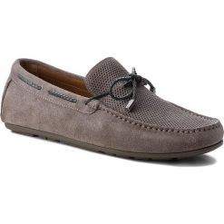 Mokasyny męskie: Mokasyny TOMMY HILFIGER - Interlace Suede Loafer FM0FM01433 Steel Grey 039