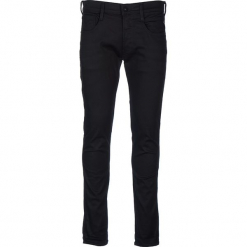 Dżinsy "Anbass" - Slim fit - w kolorze czarnym. Czarne jeansy męskie Replay, m, z aplikacjami, klasyczne. W wyprzedaży za 275,95 zł.