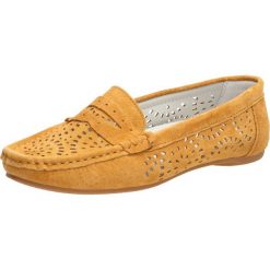 Mokasyny damskie S.BARSKI 92309 SKÓRA CAMEL. Brązowe mokasyny damskie S.barski, ze skóry, klasyczne, na obcasie. W wyprzedaży za 129,00 zł.
