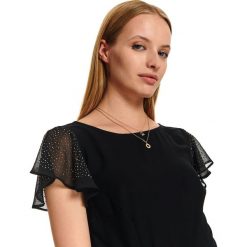 Naszyjnik. Żółte naszyjniki damskie Top Secret, z cyrkonią, złote. Za 39,99 zł.