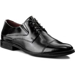 Półbuty LASOCKI FOR MEN - MI08-C343-381-05 Czarny. Czarne buty wizytowe męskie Lasocki For Men, ze skóry. Za 199,99 zł.