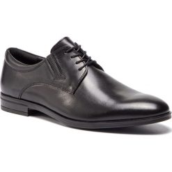 Półbuty LASOCKI FOR MEN - MI08-C382-411-06 Black. Czarne buty wizytowe męskie Lasocki For Men, bez wzorów, ze skóry, eleganckie, bez zapięcia. Za 179,99 zł.