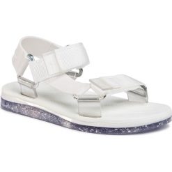 Sandały MELISSA - Papete + Rider Good Ti 32930 White/Clear 52063. Białe klapki damskie Melissa, bez wzorów, z tworzywa sztucznego, bez obcasa. Za 319,00 zł.