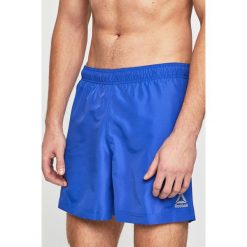 Reebok - Szorty. Niebieskie spodenki sportowe męskie Reebok, s, bez wzorów, z poliesteru, sportowe. W wyprzedaży za 69,90 zł.