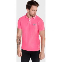 SuperDry Polo Koszulka Różowy. Różowe podkoszulki męskie Superdry, xxl, bez wzorów, z bawełny, bez rękawów. Za 218,95 zł.