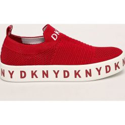 Dkny - Buty. Czerwone buty sportowe damskie DKNY, z gumy. Za 599,90 zł.