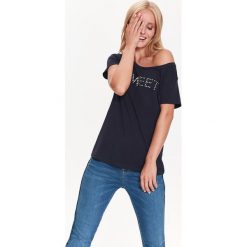 T-SHIRT KRÓTKI RĘKAW DAMSKI Z APLIKACJĄ. Szare t-shirty damskie Top Secret, z aplikacjami. Za 24,99 zł.