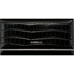 Fiorelli Portfel damski FWS0141 Black. Czarne portfele damskie Fiorelli, bez wzorów. W wyprzedaży za 170,00 zł.