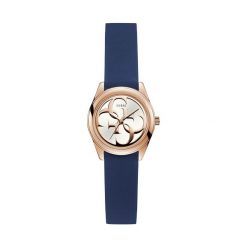 Zegarek GUESS - Micro G Twist W1146L2 BLUE/ROSE GOLD TONE. Niebieskie zegarki damskie Guess. W wyprzedaży za 279,00 zł.
