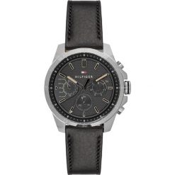 Zegarek TOMMY HILFIGER Decker 1791563. Czarne zegarki męskie TOMMY HILFIGER. W wyprzedaży za 399,00 zł.