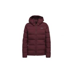 Kurtki pikowane adidas Puchowa kurtka z kapturem Helionic. Czerwone kurtki damskie Adidas, s, bez wzorów, z puchu, z kapturem. Za 649,00 zł.