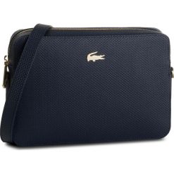 Torebka LACOSTE - Square Crossover Bag NF2731CE Peacoat 021. Niebieskie listonoszki damskie Lacoste, bez wzorów, ze skóry, bez dodatków. W wyprzedaży za 589,00 zł.