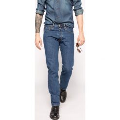 Levi's - Jeansy 501 Original Fit Stonewash. Niebieskie jeansy męskie Levi's®, s, z aplikacjami. W wyprzedaży za 239,90 zł.