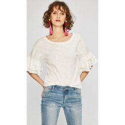 Haily's - Top Alessa. Białe topy damskie marki Haily's, s, z bawełny, z okrągłym kołnierzem. W wyprzedaży za 49,90 zł.