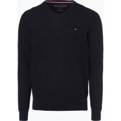 Tommy Hilfiger - Sweter męski, niebieski. Niebieskie swetry klasyczne męskie TOMMY HILFIGER, m, z dzianiny. Za 449,95 zł.