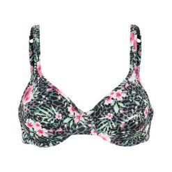 Cellbes Biustonosz od bikini na fiszbinach w kwiatki zielony w kwiaty female zielony/ze wzorem 110D. Zielone biustonosze Cellbes, w kwiaty. Za 119,00 zł.