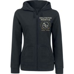 Bluzy damskie: Saltatio Mortis Anchor Skull Bluza z kapturem rozpinana damska czarny