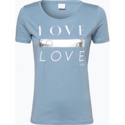 BOSS Casual - T-shirt damski – Teslogan, niebieski. Niebieskie t-shirty damskie marki BOSS Casual, m, z nadrukiem. Za 219,95 zł.