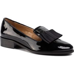 Lordsy SAGAN - 3568 Czarny Lakier. Czarne półbuty damskie Sagan, ze skóry, bez obcasa, na obcasie. Za 279,00 zł.