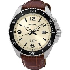 Zegarki męskie: Zegarek męski Seiko Kinetic SKA749P1