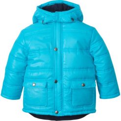 Kurtka parka z kapturem bonprix błękit laguny. Niebieskie kurtki męskie bonprix, z polaru. Za 37,99 zł.