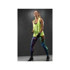 Topy sportowe damskie: BLUZKA MUSIC – LIMONKA