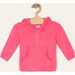 Name it - Bluza dziecięca 80-110 cm. Żółte bluzy dziewczęce Name it, bez wzorów, z elastanu, bez rękawów, z kapturem. W wyprzedaży za 69,90 zł.