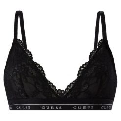 Biustonosz braletka Guess O02C06 PZ01C. Różowe biustonosze Guess, z aplikacjami, z elastanu. Za 149,00 zł.