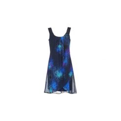Sukienki krótkie Desigual AGNES. Niebieskie sukienki mini Desigual, z krótkim rękawem. Za 359,10 zł.