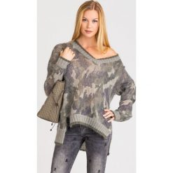 SWETER TWINSET. Żółte swetry damskie Twinset, s, z aplikacjami, z wełny, bez rękawów, bez kaptura. Za 969,00 zł.