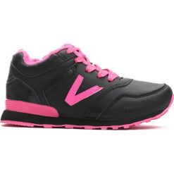 Czarne Buty Sportowe Peppy. Czarne buty sportowe dziewczęce marki Born2be, z materiału, z okrągłym noskiem, na zamek. Za 49,99 zł.