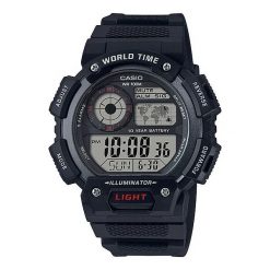 Zegarek Casio Sport AE-1400WH-1AVEF męski czarny. Czarne zegarki męskie CASIO. Za 210,99 zł.