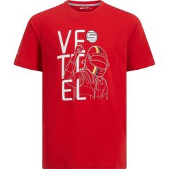 Koszulka chłopięca czerwona Vettel Fan r. 104 cm. Czerwone t-shirty chłopięce . Za 129,00 zł.