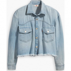 Dżinsowa kurtka "Addison" w kolorze błękitnym. Niebieskie kurtki damskie Levi's®, s, z bawełny. W wyprzedaży za 173,95 zł.